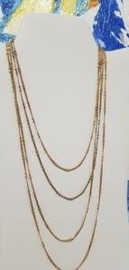 Vintage Goldtone 4 strand Necklace